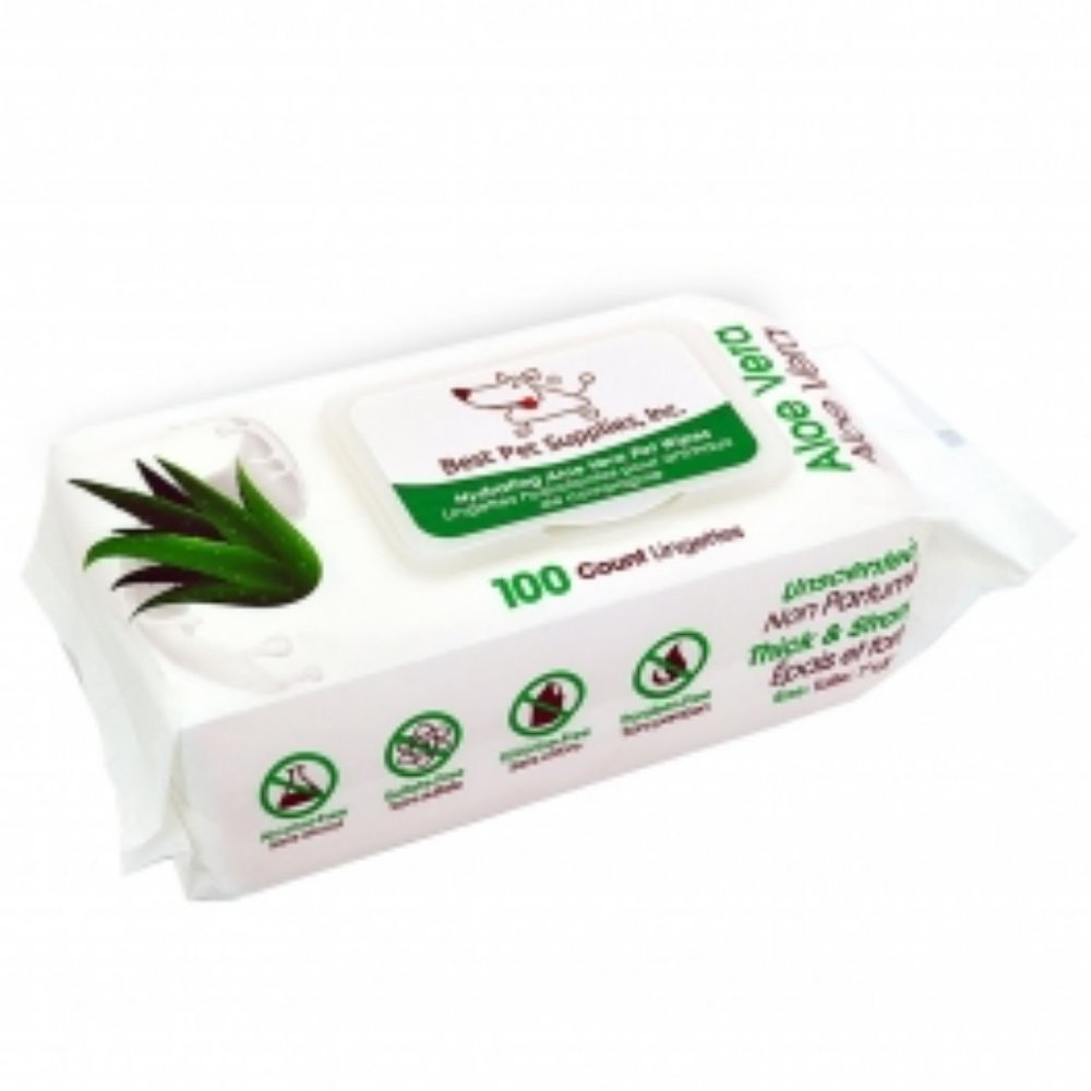 Unscented with Aloe Vera Pet Wipes